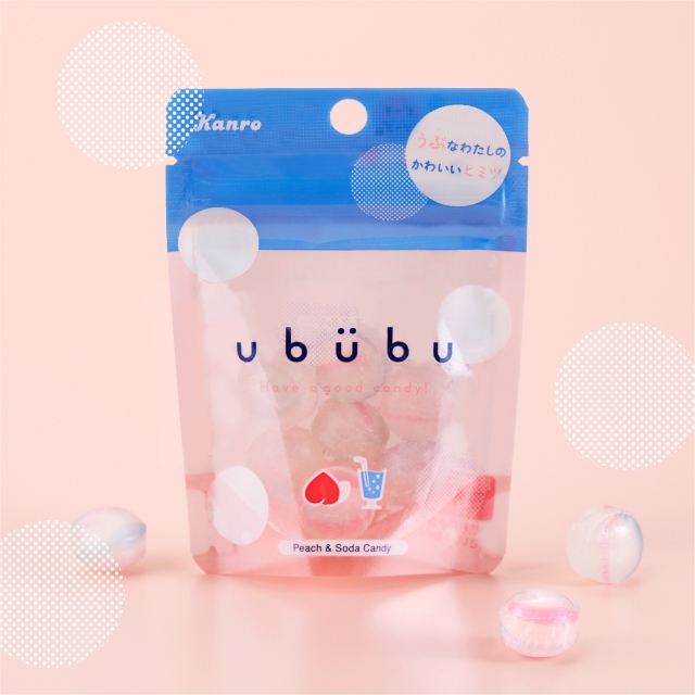 カンロ株式会社ububu キャンディ ももソーダ味パッケージデザイン パッケージデザイン