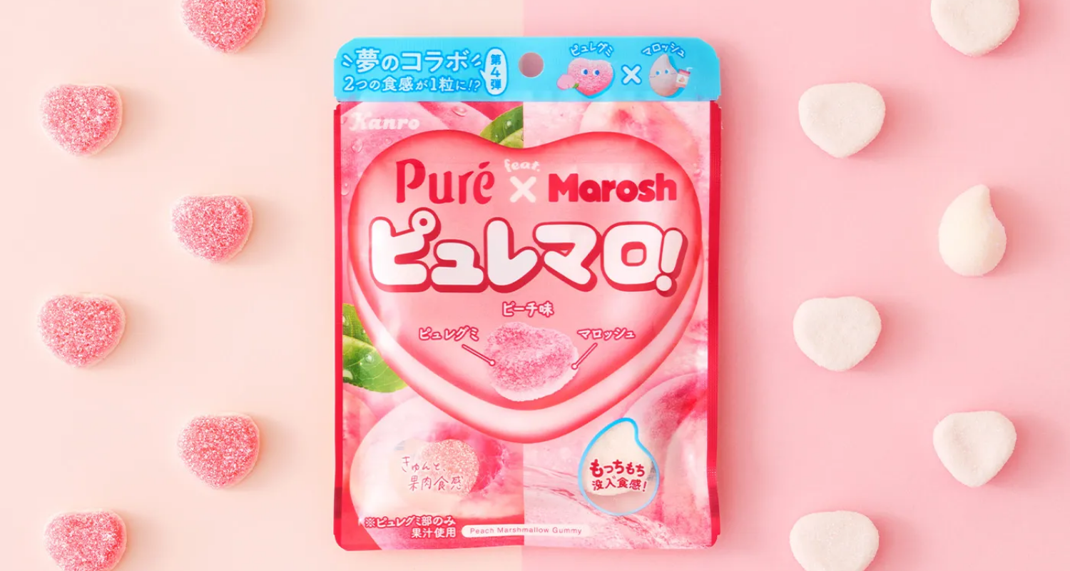 カンロ株式会社 ピュレマロ！ ピーチ味