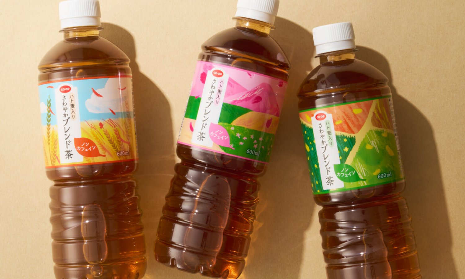 日本生活協同組合連合会 CO・OPハト麦入りさわやかブレンド茶ノンカフェイン 600ml
