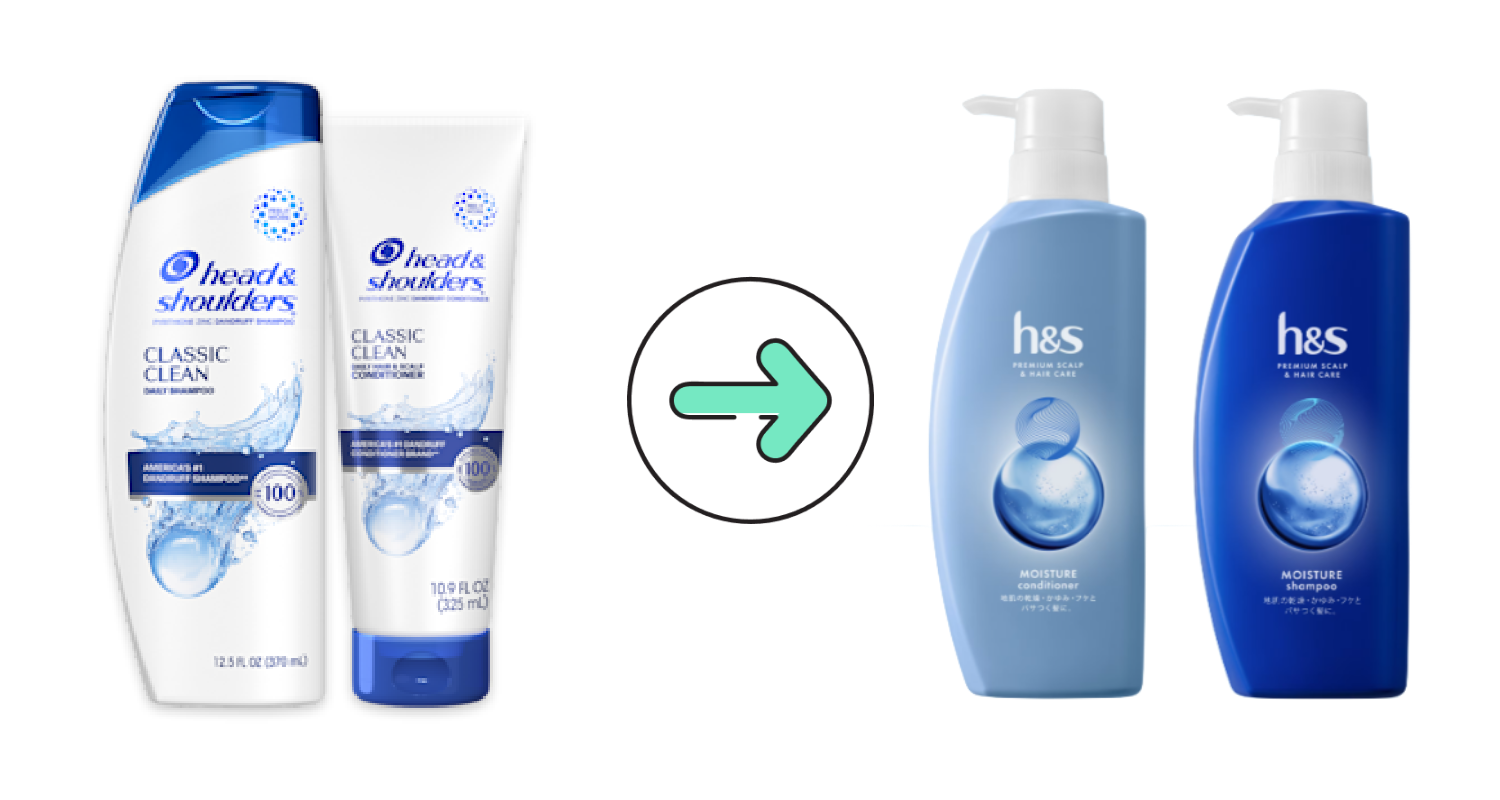 h&s（アメリカ／P&G → 日本）