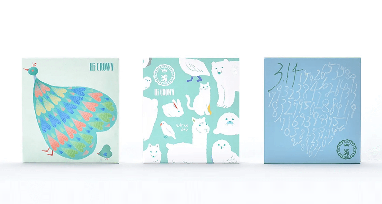 株式会社 TRINUS TAICHIRO MORINAGA ハイクラウンホワイトデー限定パッケージ