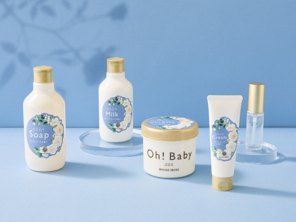 ボディ　スムーザーホワイトローズの香りパッケージデザイン パッケージデザイン 